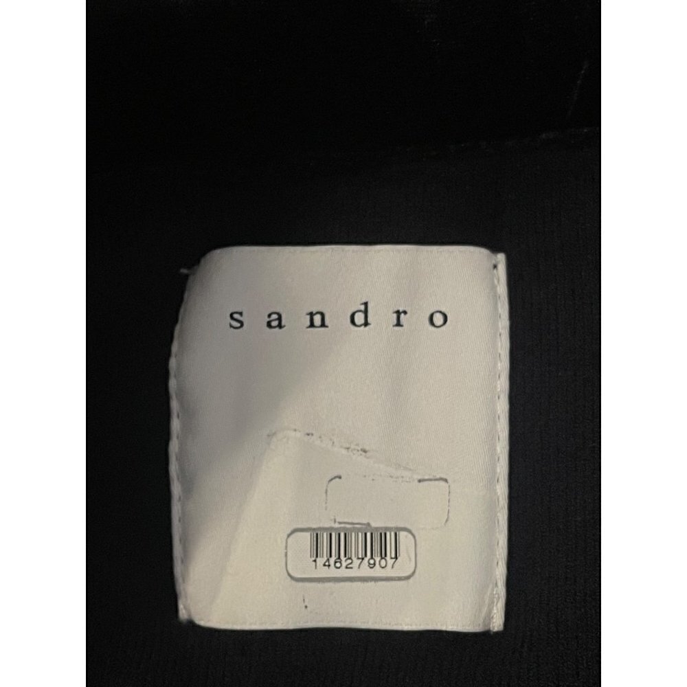 Sandro Enora Cardi-Coat Blue Womens Size 3 US Size Large - Picture 10 of 16